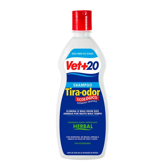 Shampoo Tira Odor Vet+20 Herbal 500ml