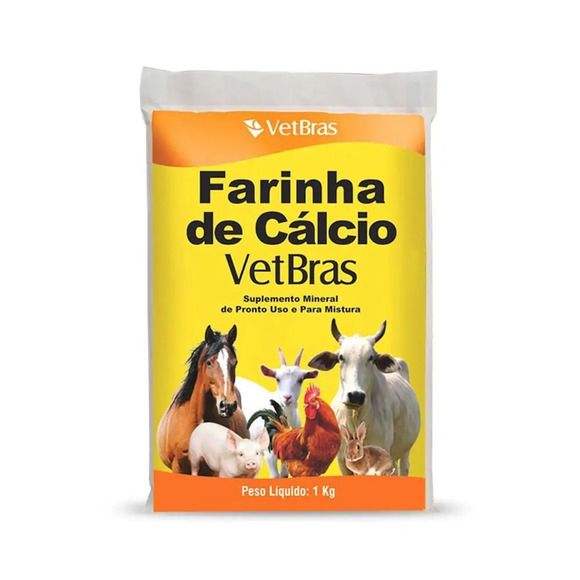 Farinha De Calcio Vetbras 200g