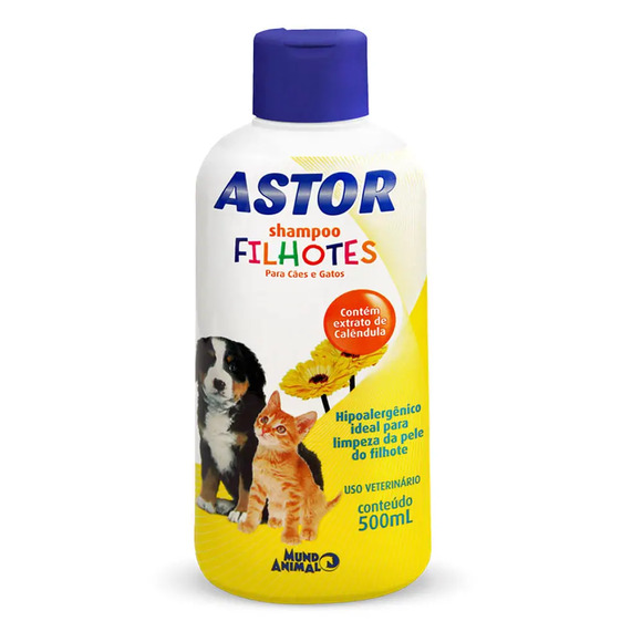 Shampoo Astor Filhotes Mundo Animal 500 ml