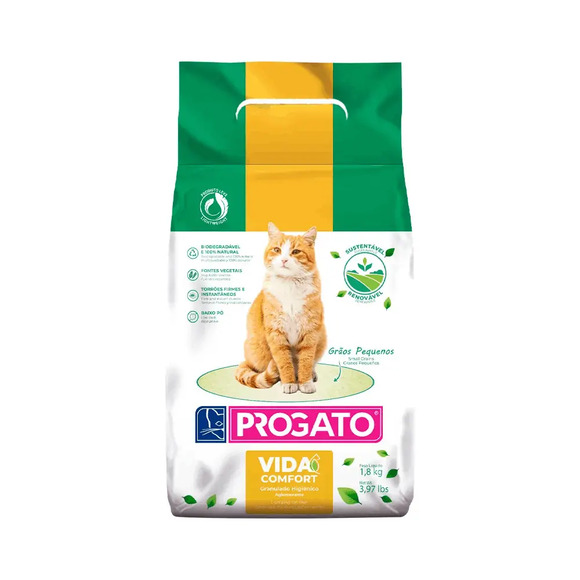 Granulado Higiênico Progato Vida Comfort 1,8 kg