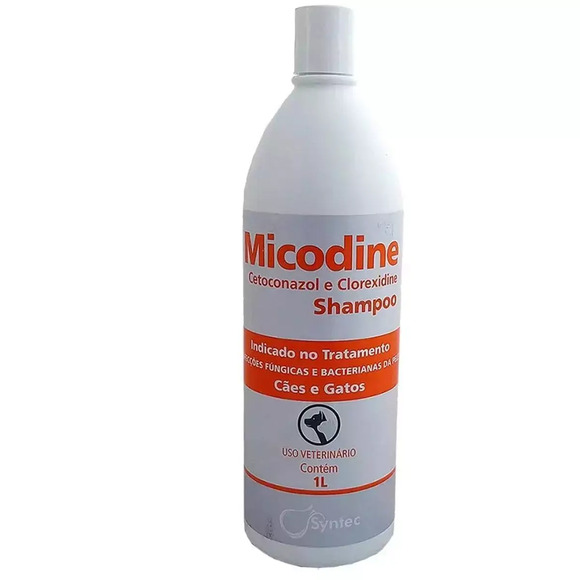 Shampoo para Cães e Gatos Micodine Syntec 1L