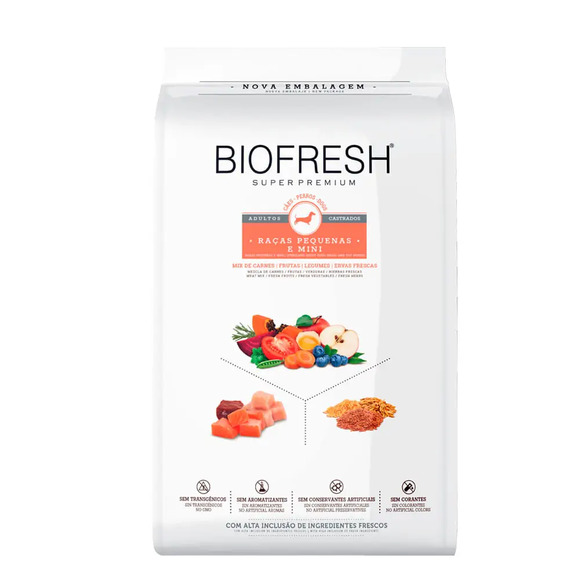 Biofresh Cães Castrados Raças Pequenas e Minis 3 kg