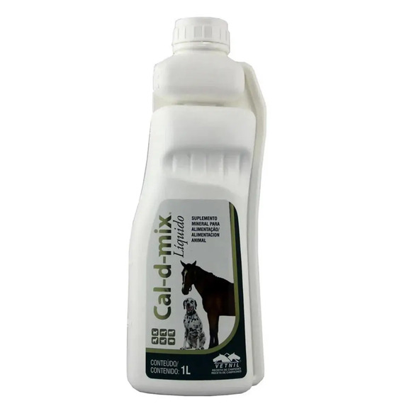 Suplemento Mineral Cal-d-mix LíquidoVetnil 1 L