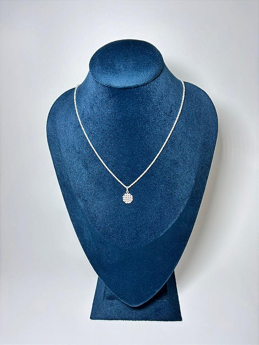 Colar Circulo Micro Zircônia