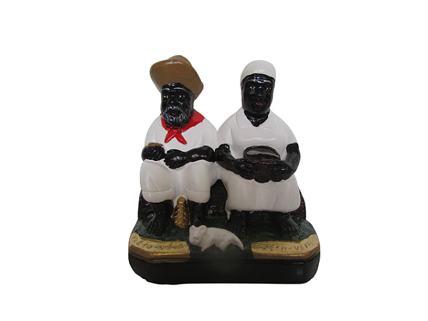 Imagem Casal de Preto Velho - 20 CM