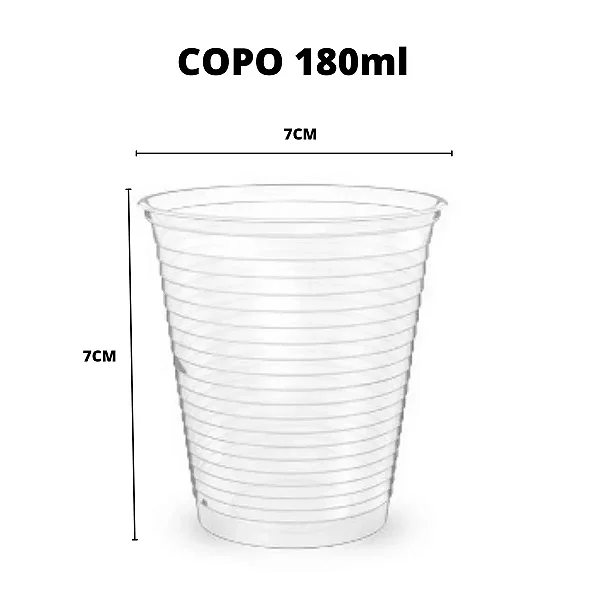 Copo Descartável 180 ml