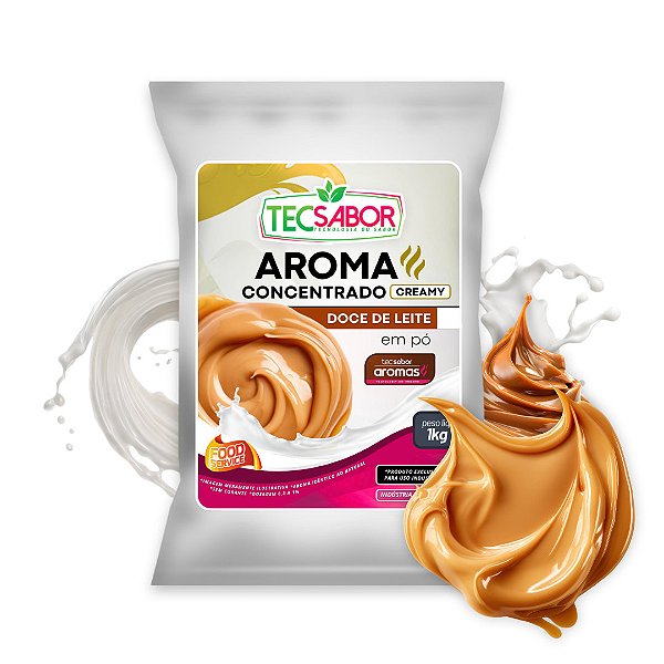Aroma Idêntico ao Natural de Doce de Leite em Pó Creamy