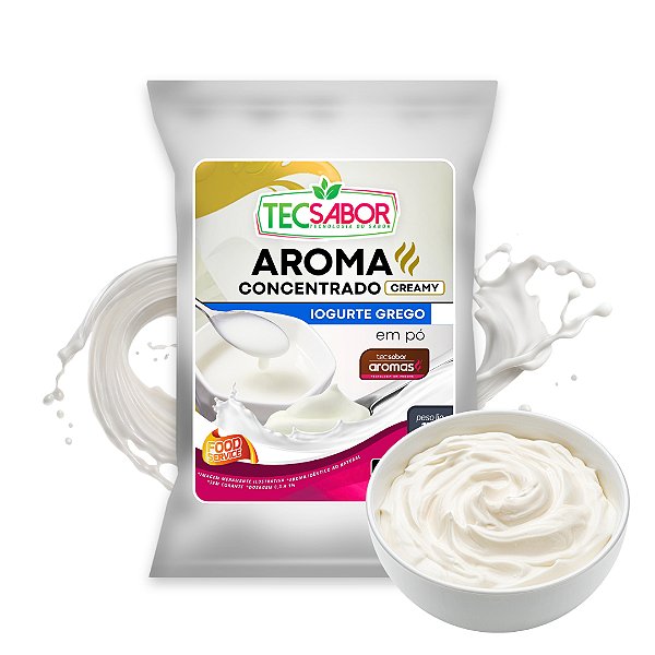 Aroma de Iogurte Grego Idêntico ao Natural Pó e Líquido Creamy