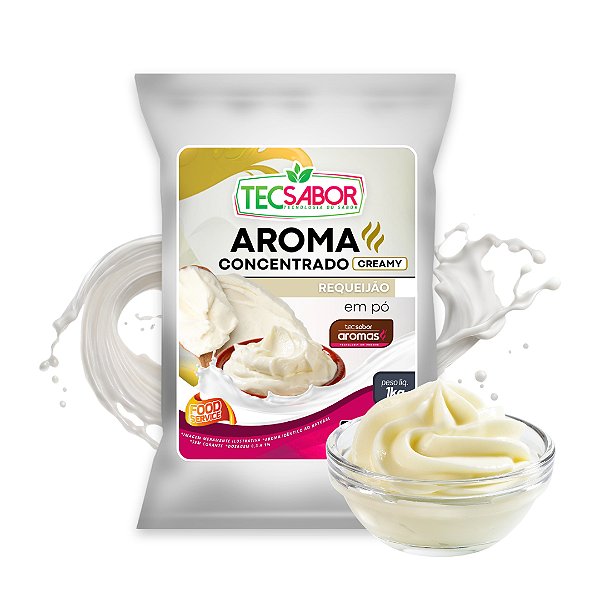 Aroma de Requeijão Idêntico ao Natural Pó e Líquido Creamy