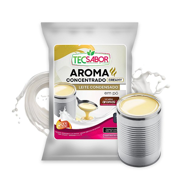 Aroma de Leite Condensado Idêntico ao Natural Pó e Líquido Creamy