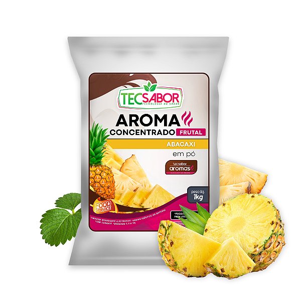 Aroma de Abacaxi Idêntico ao Natural Pó e Líquido Frutal