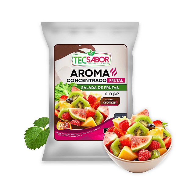 Aroma de Salada de Frutas Idêntico ao Natural Pó e Líquido Frutal