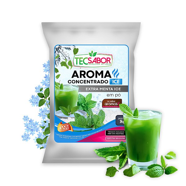 Aroma de Extra Menta ICE Idêntico ao Natural Pó e Líquido ICE
