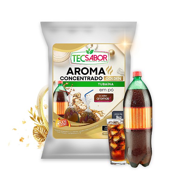 Aroma de Tubaína Idêntico ao Natural Pó e Líquido Golden