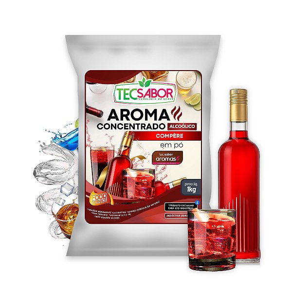 Aroma de Compère Idêntico ao Natural Pó e Líquido Alcoólico