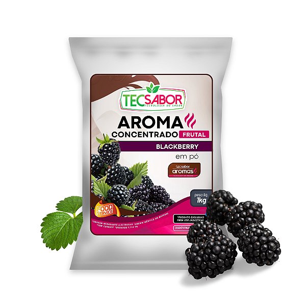 Aroma de Blackberry Idêntico ao Natural Pó e Líquido Frutal