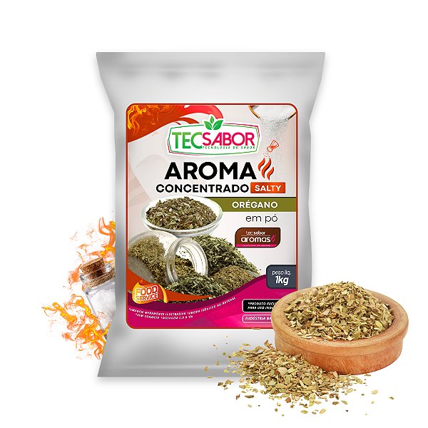 Aroma de Orégano Idêntico ao Natural Pó e Líquido Salty