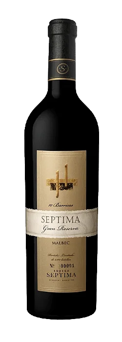 VINHO TINTO SEPTIMA GRAN RES 10 BARRICAS MALBEC 750ML