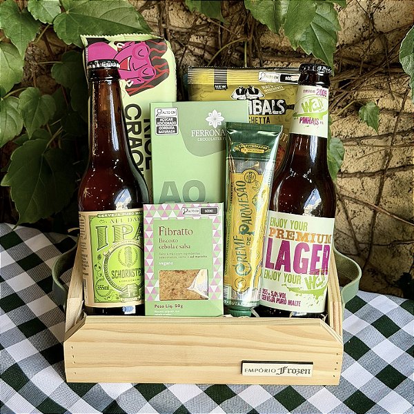 Cesta Gourmet com Cervejas Artesanais Premium | Presente Sofisticado