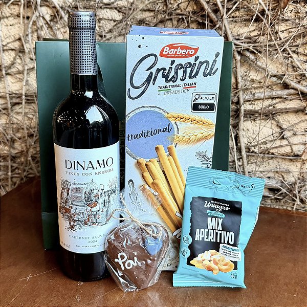 Presente Dia dos Pais com Vinho e Petiscos Gourmet