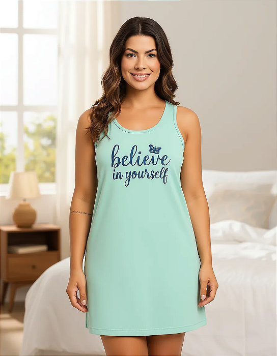 Camisola Nadador Feminina Premium Verão Believe In Yourself