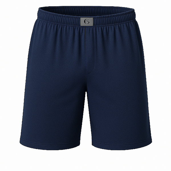 Short Masculino Malha Poliéster Viscose Confortável Premium