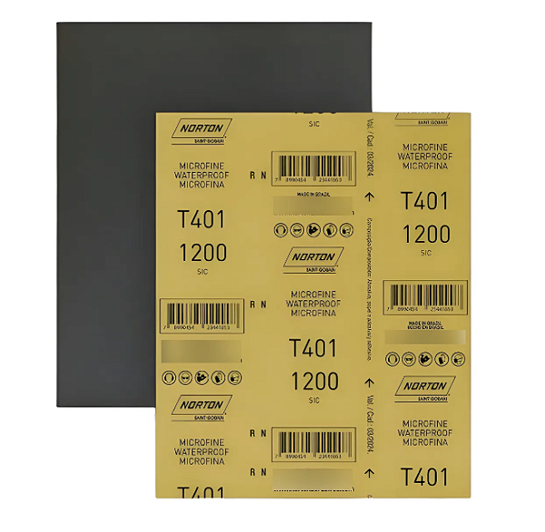 Norton Lixa D'água Folha T401 Norton Grão 1200 (UND)