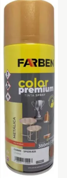 Farben Spray Premium UG Cobre Metálico (350ML/250G)