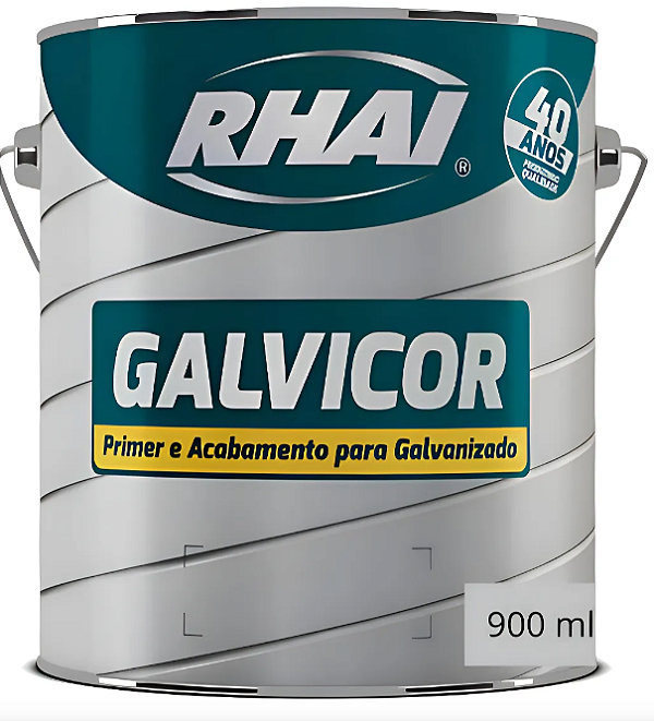 Rai Galvicor Esmalte Primer + Acabamento Vermelho Brilhante(900ML)
