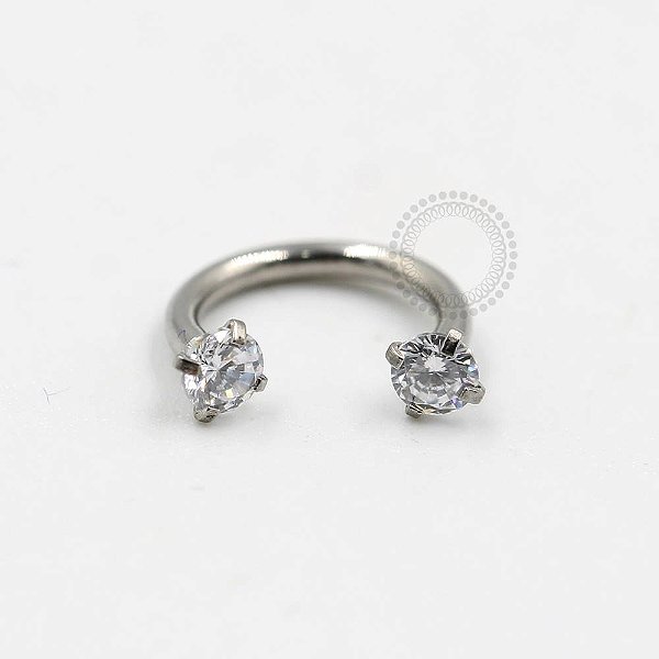 PB12 Ferradura Zircônia Aço 316L