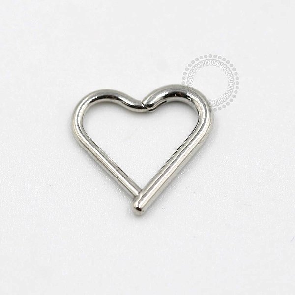 PB20 Coração Daith Articulado  Aço 316L