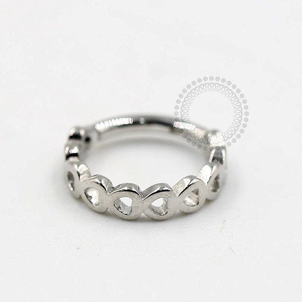 PB49 Segmento Elos Corações Aço 316L