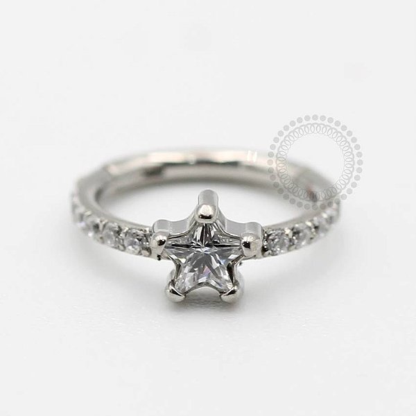 PB60 Segmento Cravejado Estrela Aço 316L