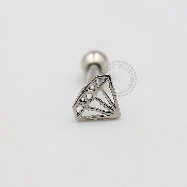 MBA35 Microbell Diamante Banho Rodio