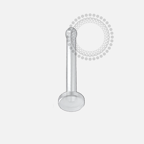 BF06 Piercing Nostril Reto Silicone