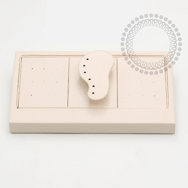 EP30 Expositor Bandeja 24 Furos Orelha Imã Off White