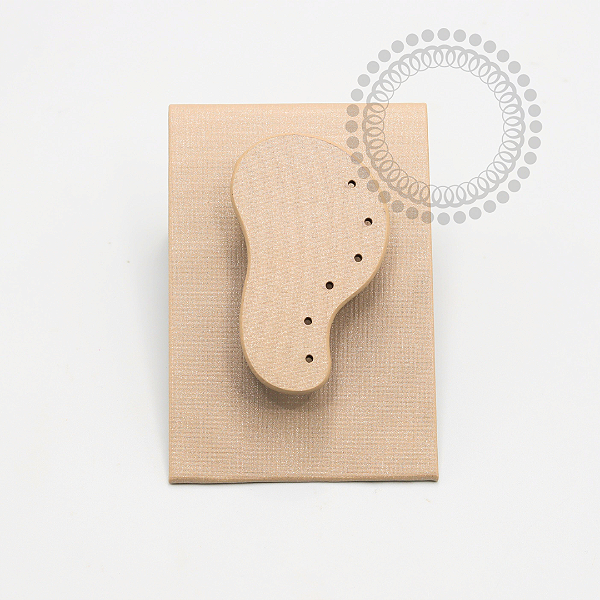 EP33 Expositor Orelha Removível Com Imã 6 Furos Champagne