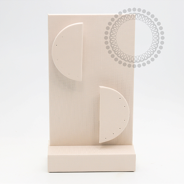 EP35 Expositor 2 Luas Revestido 12 Furos Off White