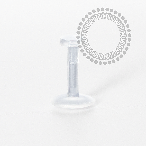 BF10 Labret Disco Push Pin Silicone