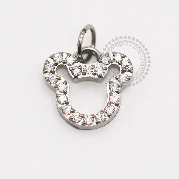 TN1903 Pingente Mickey Mouse Titânio ASTM F-136