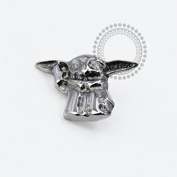 TN1940 Topo Baby Yoda Star Wars Titânio ASTM F136