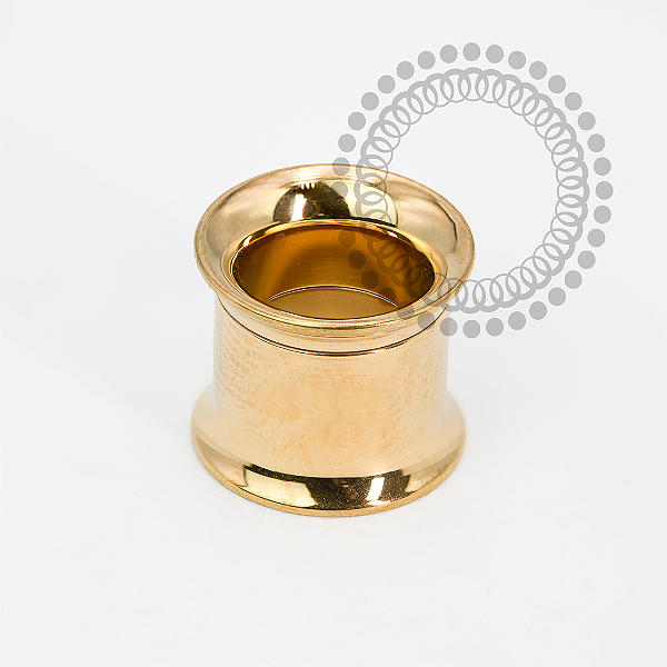 TN2019 Alargador 10mm Rosca Interna Titânio PVD Gold