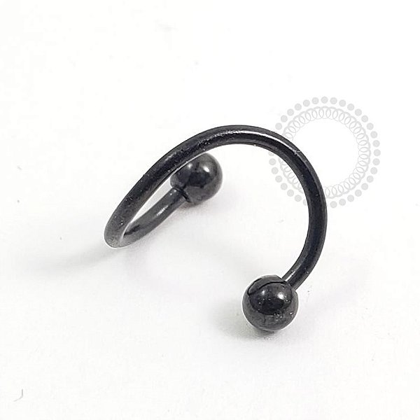 PVD06 Twister Aço PVD Black