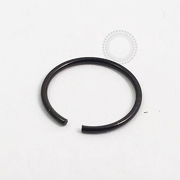 PVD07 Argola Aba Nasal Torção PVD Black