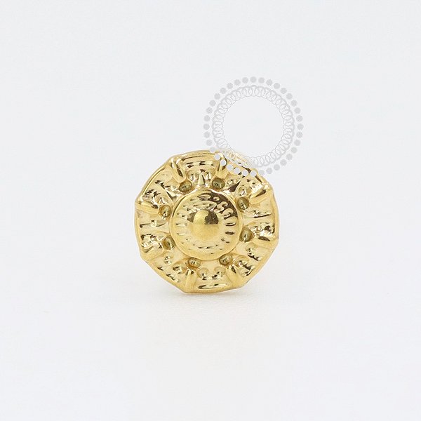 PVD108 Labret Mandala Aço PVD Gold