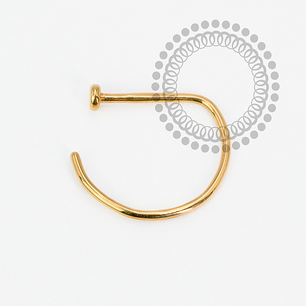 TN221 D Ring Titânio PVD Gold