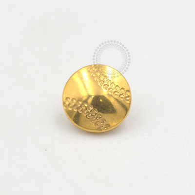TN689 Topo Bola Baseball Titânio PVD Gold