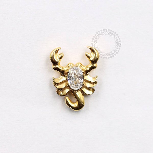 TN714 Topo Escorpião Titânio PVD Gold