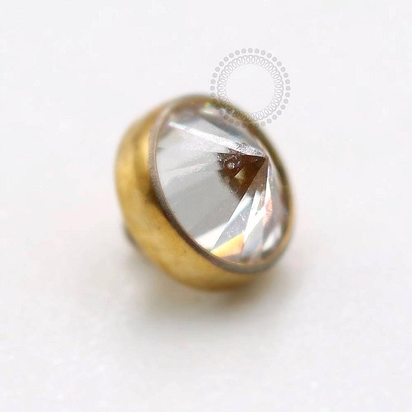 TN793 Topo Zircônia Rivoli 1.6mm Titânio PVD Gold