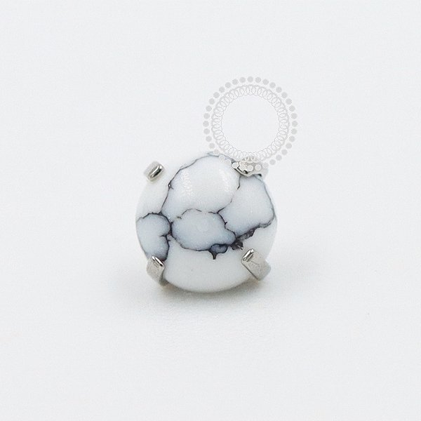 TN1034 Topo Microdermal 1.6mm Howlita Branca Titânio ASTM F136